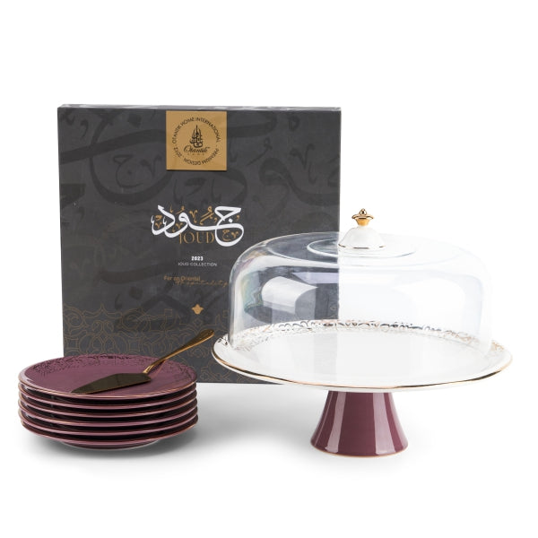 Elegant Joud- Cake Set (Set of 9) -Purple