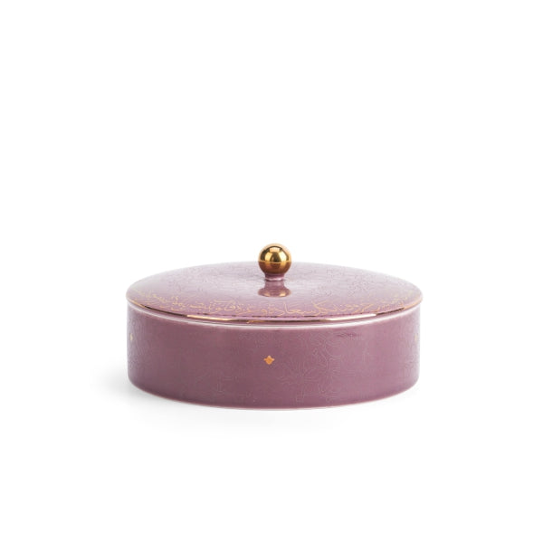 Elegant Joud- Decorative Medium Canister/Server -Purple