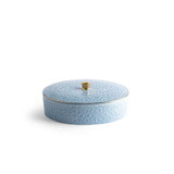 Crown - Medium Date Bowl - Baby Blue & Gold