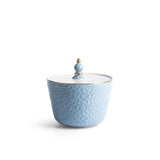 Crown - Medium Date Bowl - Baby Blue & Gold