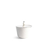 Crown - Small Date Bowl - White & Gold