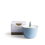 Crown - Small Date Bowl - Baby Blue & Gold