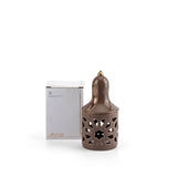 Luxury Noor - Small Lantern Candle Holder - Brown & Gold