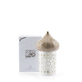 Diwan - Medium Lantern Candle Holder -  Coffee & Gold