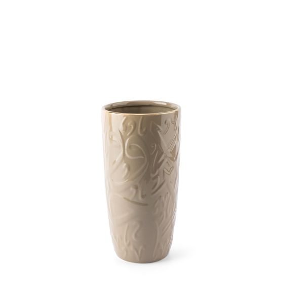 Luxury Diwan - Medium Decorative Vase - Coffee & Gold