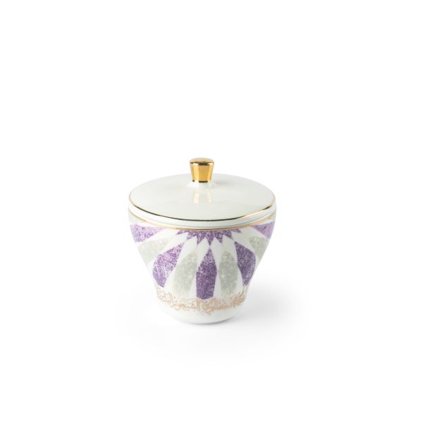 Amal - Tea Set (19-Pc) - Purple & Gold