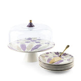 Amal - Cake Set (9-Pc) -Purple & Gold