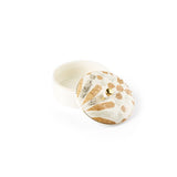 Amal - Small Date bowl - Beige & Gold