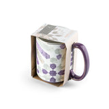 Amal - Single Single Coffee Mug (350 ml)- Purple & Gold