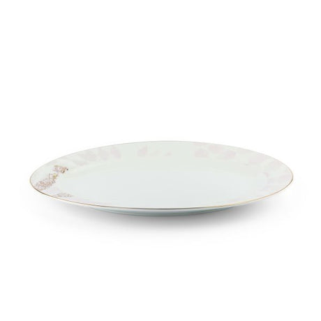 Amal - Single 12 Dinner Platter  - Pink & Gold