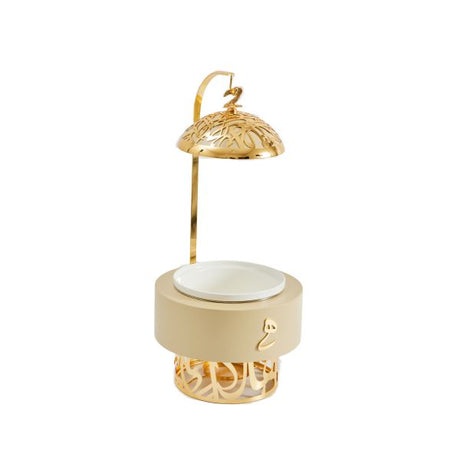 Luxury Diwan - 2 Liters Chafer - Ivory & Gold