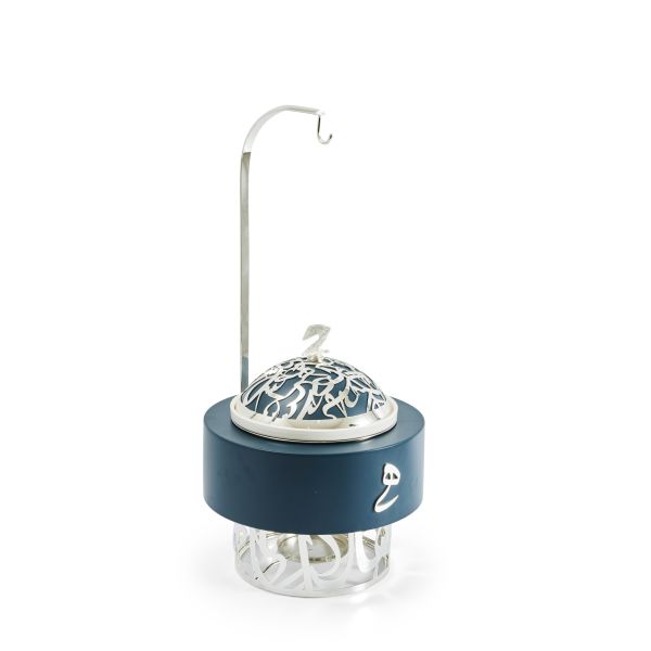 Luxury Diwan - 2 Liters Chafer - Dark Blue & Silver