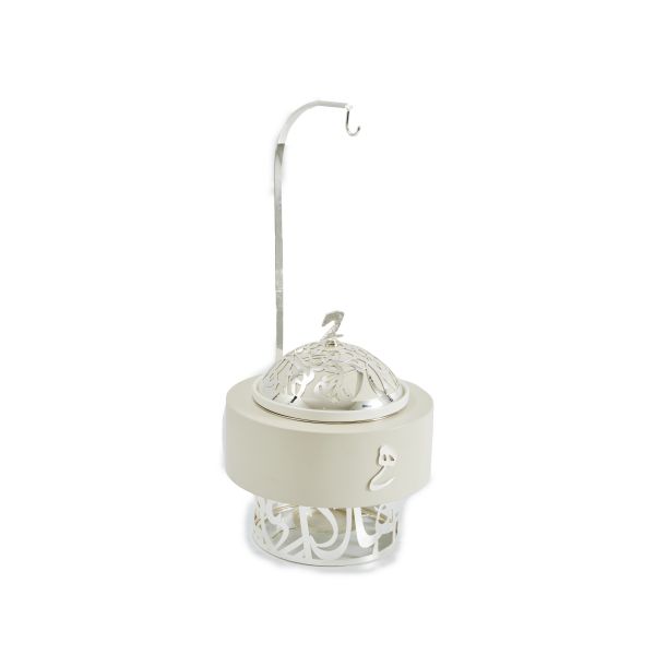 Luxury Diwan - 2 Liters Chafer - Pearl & Silver