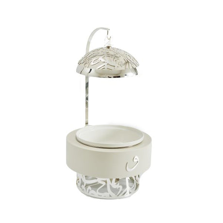 Luxury Diwan - 3 Liters Chafer - Pearl & Silver