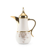 Stylish Lilac - Thermos/Vacuum Flask - Snow White & Gold