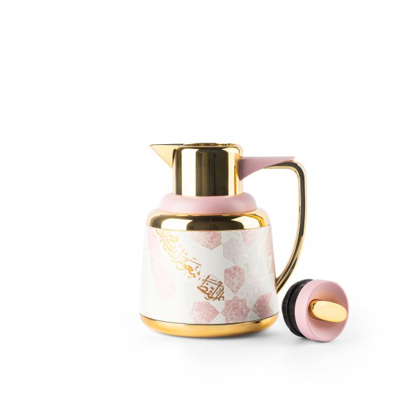 Amal - Vacuum Flask - Pink & Gold