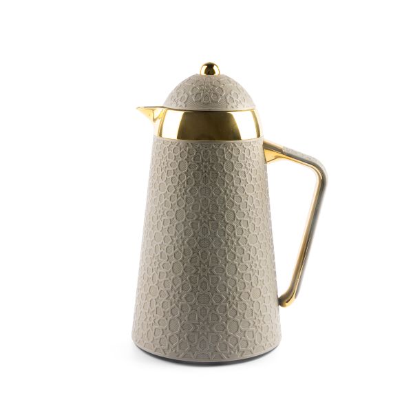 Crown - Vacuum Flask - Grey & Gold