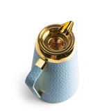 Crown - Vacuum Flask - Baby Blue & Gold