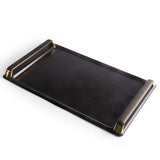 Crown - Stainless Steel Tray - Black & Gold